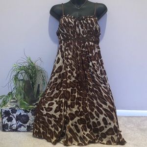 INC leopard print dress